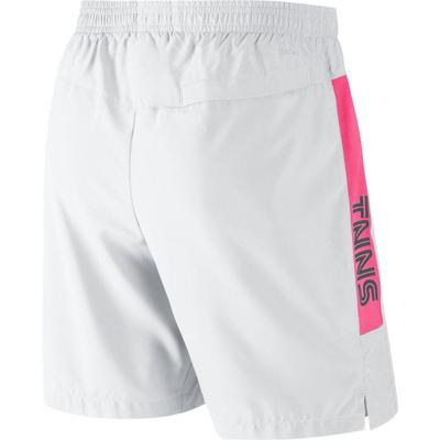 Nike Mens Practice Shorts - White/Hot Punch - main image