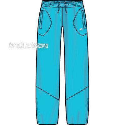 Adidas Womens Warm-Up Edge Pants Cyan