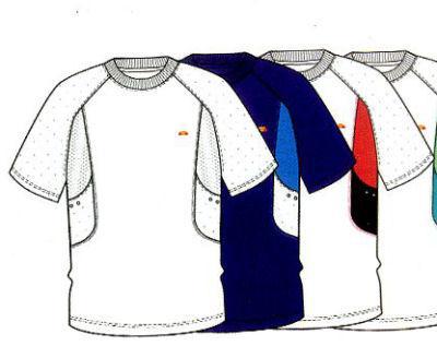 Ellesse Men's Deluxe Tee White/Red/Navy