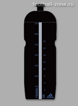 Adidas 750ml Sports Drinks Bottle 03/08 Black