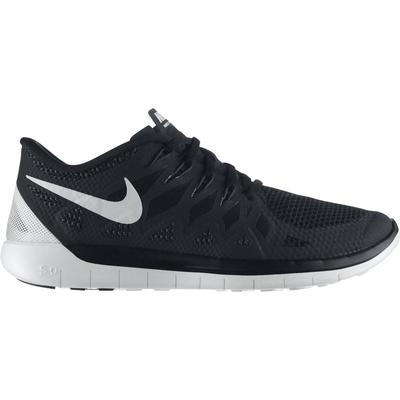 Nike Mens Free 5.0+ Running Shoes - Black/White - main image