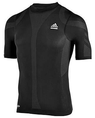 Adidas Mens Tech-Fit Seamless Tsonga Top 09- Phantom