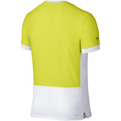 Nike Mens Challenger Premier Rafa Crew - White/Volt - main image