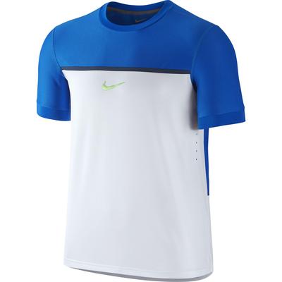 Nike Mens Challenger Premier Rafa Crew - White/Soar/Green Strike - main image