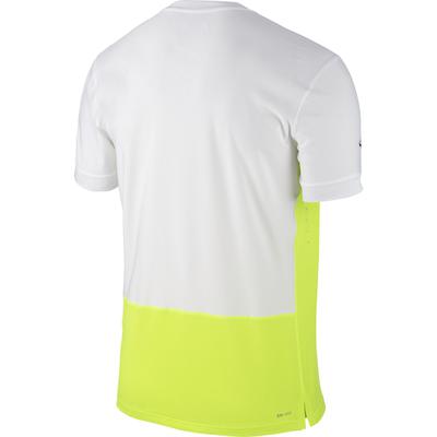 Nike Mens Challenger Premier Rafa Crew - Volt/White
