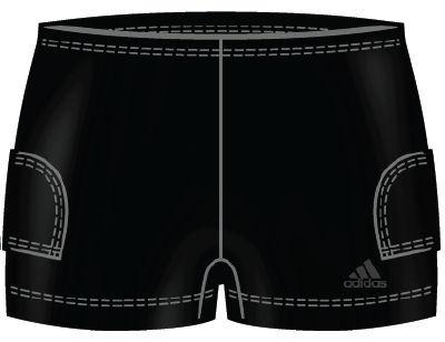 Adidas Womens Classic Slip Ball Pocket Shorts Black (Under Skirt Shorts)