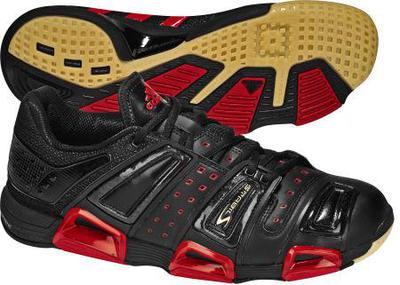 Adidas Mens Stabil S Indoor Shoes 09- Black/Red