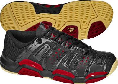 Adidas Mens Court Stabil Squash Shoes- Black/Red