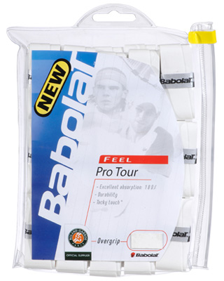 Babolat Pro Tour Overgrip (Pack of 30) - White