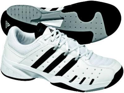 Adidas Mens Tirand II Carpet Tennis Shoes - White/Black - main image