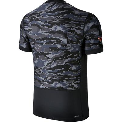 Nike Mens Challenger Premier Rafa Crew - Black/Camouflage
