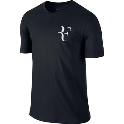 Nike Mens Premier RF V-Neck T-Shirt - Black/White