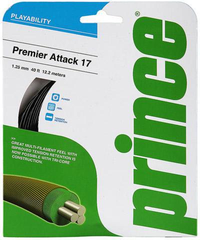 Prince Premier Attack Tennis Strings- Sets (Black)