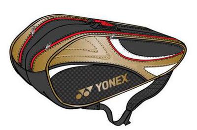 Yonex Pro 8026 Limited Edition Badminton Thermal Bag- Black/Gold