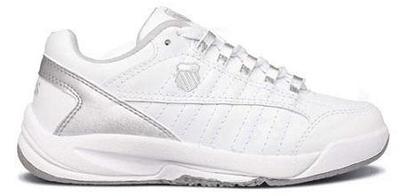 K-Swiss Kids Optim Omni White/Silver (Large Sizes)