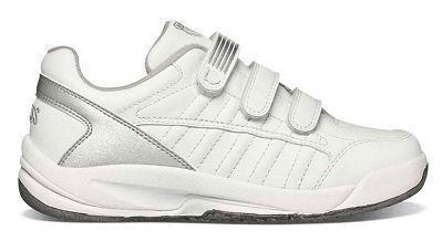 K-Swiss Childrens (small sizes) Optim Strap - white/silver