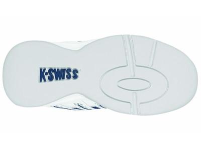 K-Swiss Kids Optim II Carpet Tennis Shoes - White/Navy (Size 3-5.5) - main image