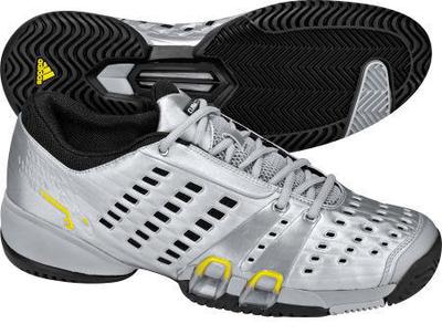 Adidas Mens CC ClimaCool Genius Novak Tennis Shoes- Silver