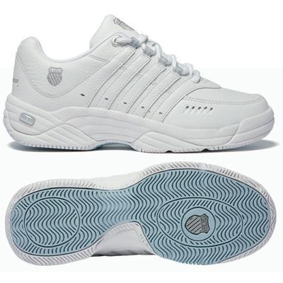 K-Swiss Womens Vibrant  II Tennis Shoes 08 White/Blue