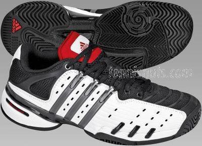 Adidas Boys Barricade 5 Black/White (rrp �39.99)