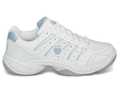 K-Swiss Womens Grancourt II Indoor Carpet Tennis Shoes - White/Blue - main image