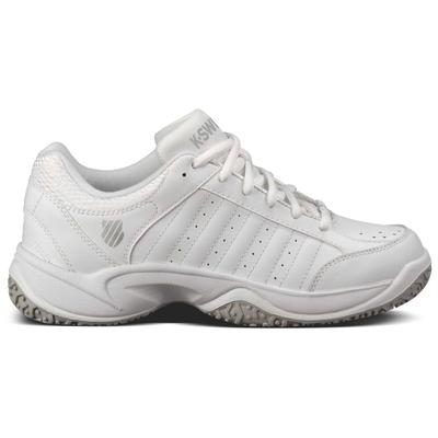 K-Swiss Womens Grancourt III Tennis Shoes - White/Silver - main image