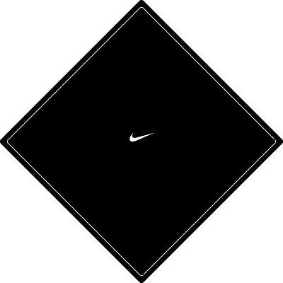 Nike Swoosh Bandana- Black/White