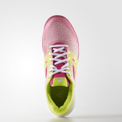 Adidas Womens Adizero Ubersonic Tennis Shoes - Green/Pink - main image