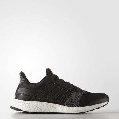 Adidas Womens Ultra Boost St Glow Running Shoes - Black - main image