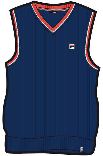Fila Mens Set Vest- Peacoat