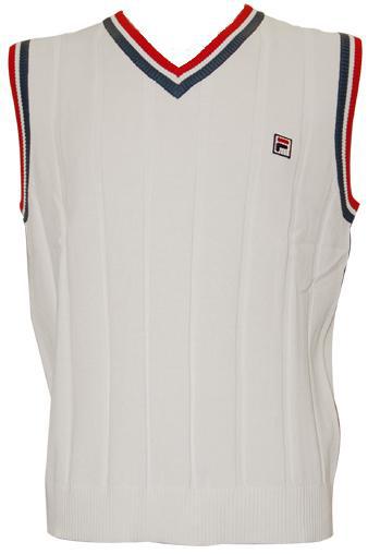 Fila Mens Set Vest- White