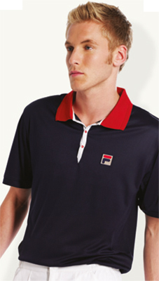 Fila Mens Capitano Polo- Peacoat