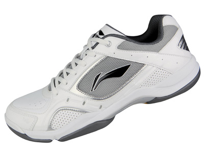 Li-Ning Mens Training Badminton Shoes - White/Black (AYTG003-2)  - main image