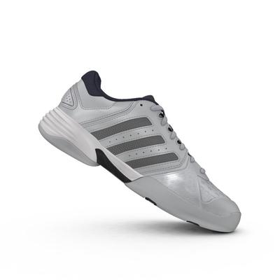 Adidas Mens Barricade Team 4 Indoor Carpet Tennis Shoes - Grey/Silver - main image