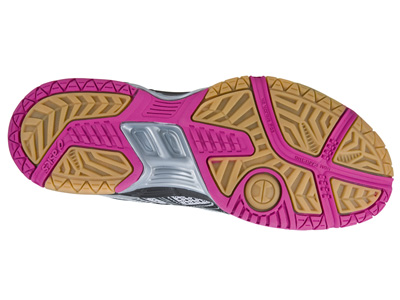 Asics Womens GEL-Rocket 6 Squash/Badminton Indoor Shoes- Silver/Black