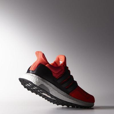 Adidas Mens Ultra Boost Running Shoes - Solar Red - main image