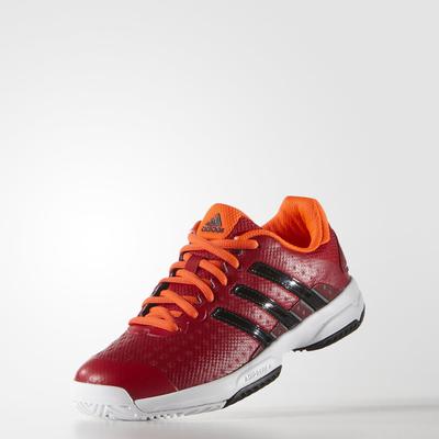 Adidas Kids Barricade Team 4 XJ Tennis Shoes - Power Red/Black - main image