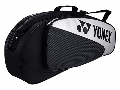 Yonex Club Series 3 Racket Bag - Black/Silver (BAG5323EX)