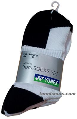Yonex W8423 3PP Socks- Assorted Colours