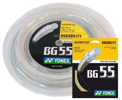 Yonex BG55 Badminton Strings- Sets & Reels