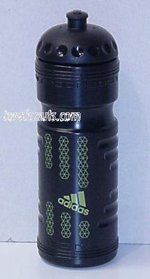 Adidas 750ml Sports Drinks Bottle Black/Lime