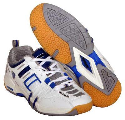 Ashaway Miami Badminton/Squash Shoes White/Blue