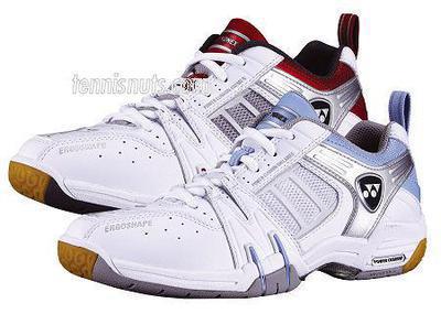 Yonex Womens SHB-100LX White/Blue Badminton Shoes (rrp=�)