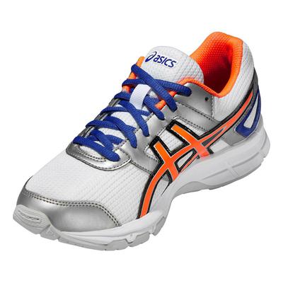 Asics Kids GEL-Galaxy 8 GS Running Shoes - White/Orange - main image