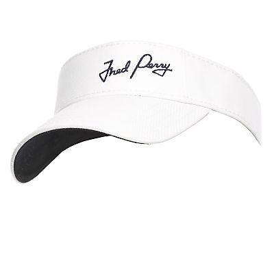 Fred Perry Microfibre Tennis Visor- White