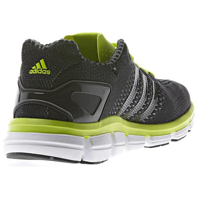 Adidas Mens ClimaCool Ride Running Shoes - Black/Solar-Slime - main image
