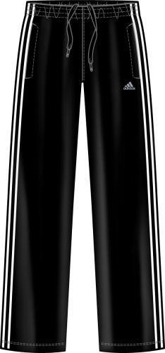 Adidas Mens 3Stripe Woven Pant- Black