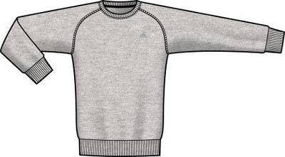 Adidas Mens Essential Crew Sweatshirt- Grey