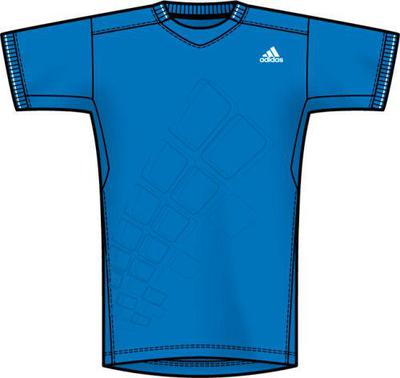 Adidas Boys Edge Polo- Pool Blue