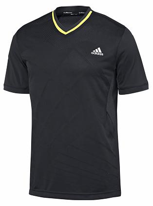 Adidas Mens Edge Polo 0109- Phantom/White